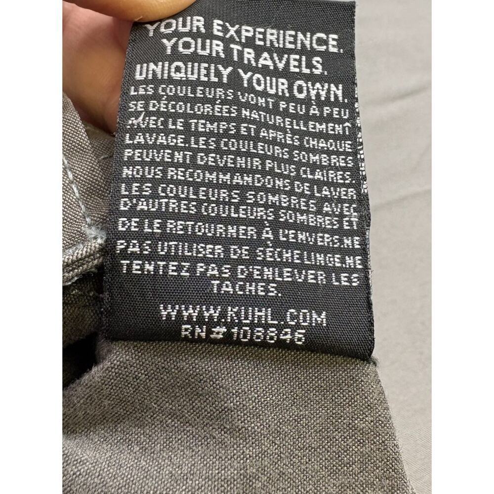 KUHL Born In The Mountain Roll Up Hiking Pants Women’s Size 12 Reg Gray Outdoor - Picture 12 of 12